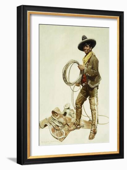 Mexican Cowboy-William Herbert 'Buck' Dunton-Framed Giclee Print