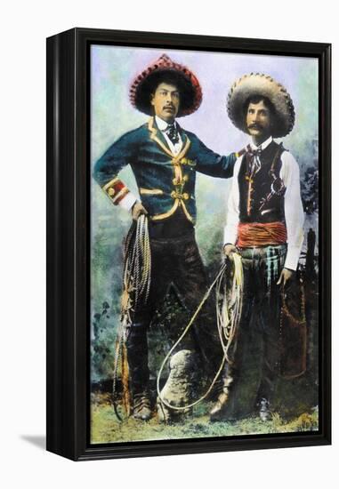 Mexican Cowboys-null-Framed Premier Image Canvas