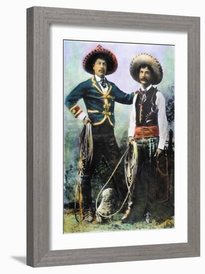 Mexican Cowboys-null-Framed Giclee Print