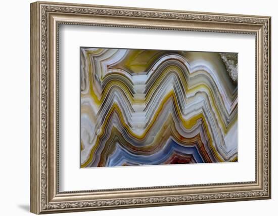 Mexican Crazy Lace Agate, Sammamish, Washington State-Darrell Gulin-Framed Photographic Print