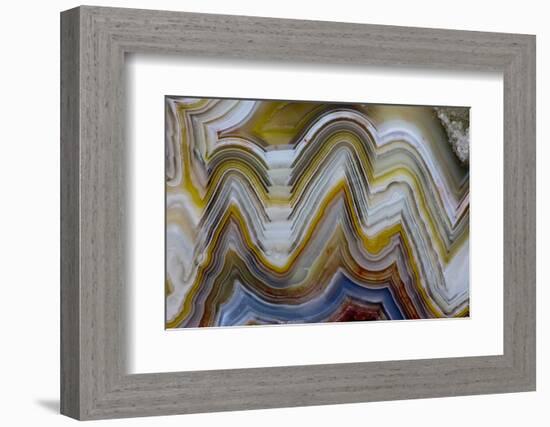 Mexican Crazy Lace Agate, Sammamish, Washington State-Darrell Gulin-Framed Photographic Print