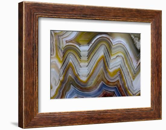 Mexican Crazy Lace Agate, Sammamish, Washington State-Darrell Gulin-Framed Photographic Print