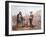Mexican Family in Plaza Santo Domingo, Mexico City, C.1840-German School-Framed Giclee Print