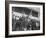 Mexican Farm Workers Arriving in Stockton, California, During WW2, May 1943-null-Framed Photo