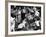 Mexican Farm Workers Singing in their Bunkhouse-null-Framed Photographic Print