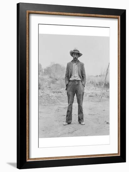 Mexican Field Worker, Father of Six.-Dorothea Lange-Framed Art Print