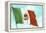 Mexican Flag-null-Framed Stretched Canvas