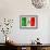 Mexican Flag-daboost-Framed Art Print displayed on a wall