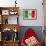 Mexican Flag-daboost-Framed Art Print displayed on a wall