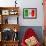 Mexican Flag-daboost-Framed Art Print displayed on a wall