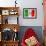 Mexican Flag-daboost-Framed Art Print displayed on a wall