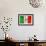 Mexican Flag-daboost-Framed Art Print displayed on a wall