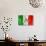 Mexican Flag-daboost-Art Print displayed on a wall