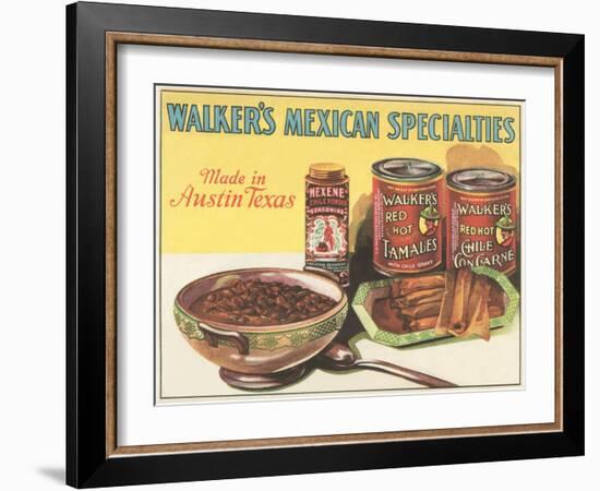 Mexican Food Specialties-null-Framed Art Print