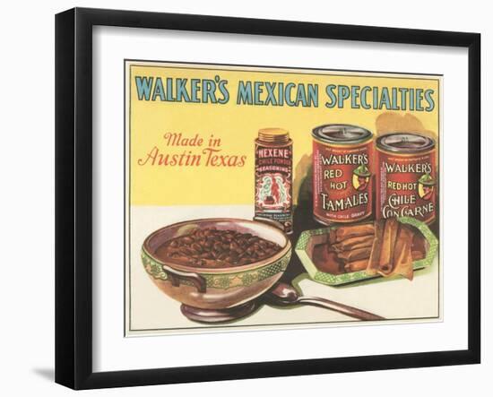 Mexican Food Specialties-null-Framed Art Print