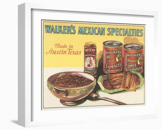 Mexican Food Specialties-null-Framed Art Print
