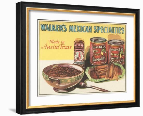 Mexican Food Specialties-null-Framed Art Print