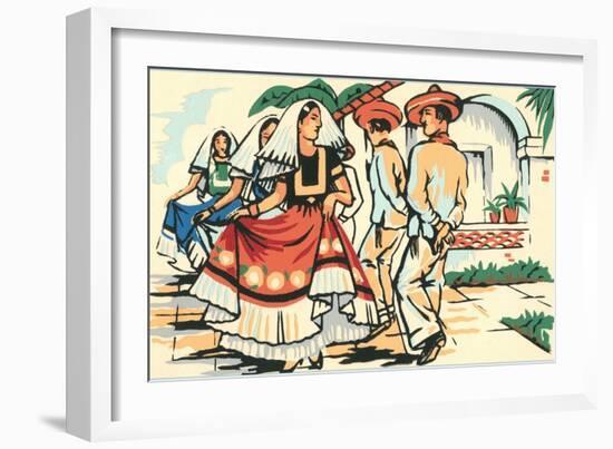 Mexican Hat Dance-null-Framed Art Print