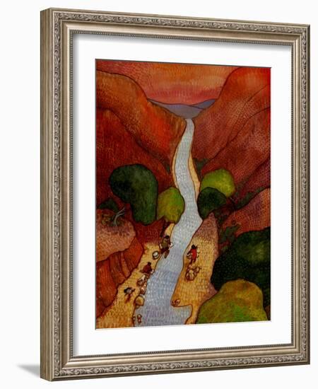 Mexican Laundry-John Newcomb-Framed Giclee Print