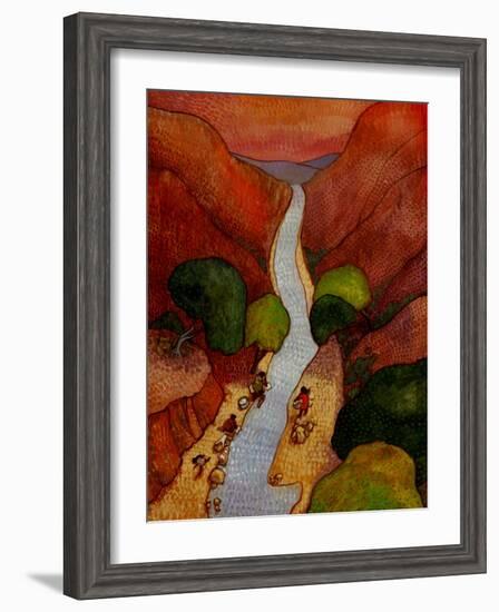 Mexican Laundry-John Newcomb-Framed Giclee Print