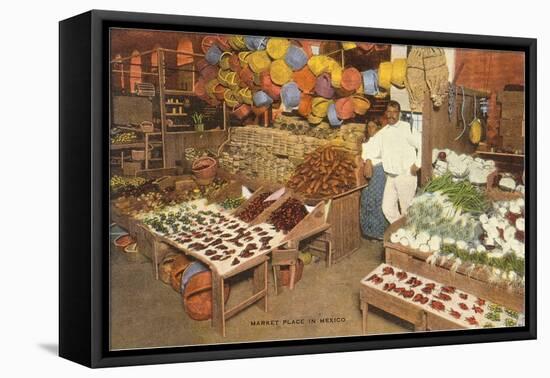 Mexican Market-null-Framed Stretched Canvas