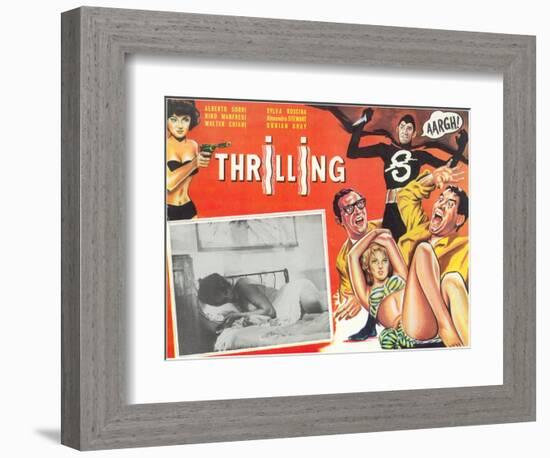 Mexican Movie Poster, Thrilling-null-Framed Premium Giclee Print