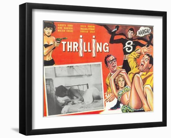 Mexican Movie Poster, Thrilling-null-Framed Art Print