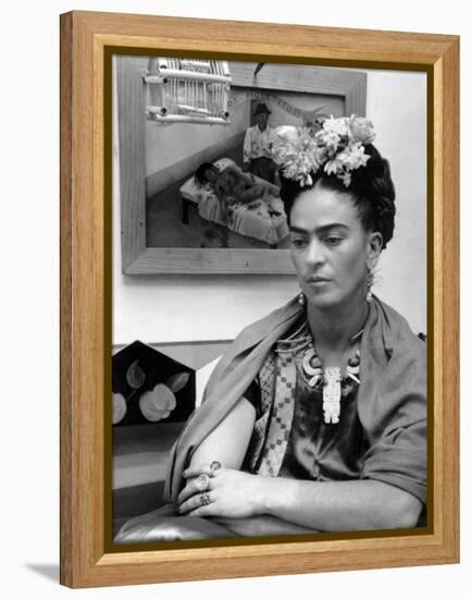 Mexican Painter Frida Kahlo (1907-1954) 1948-null-Framed Stretched Canvas