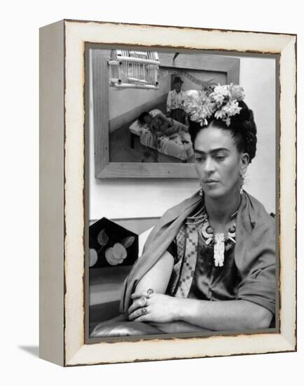 Mexican Painter Frida Kahlo (1907-1954) 1948-null-Framed Stretched Canvas