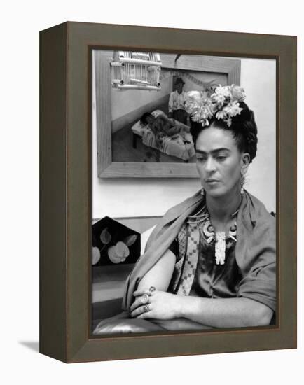 Mexican Painter Frida Kahlo (1907-1954) 1948-null-Framed Stretched Canvas