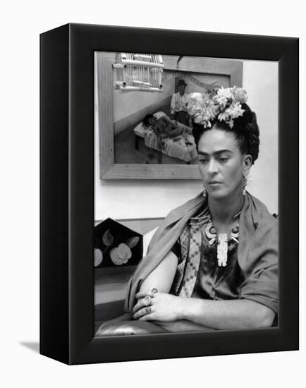 Mexican Painter Frida Kahlo (1907-1954) 1948-null-Framed Stretched Canvas