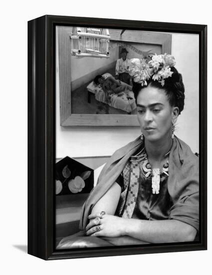 Mexican Painter Frida Kahlo (1907-1954) 1948-null-Framed Stretched Canvas