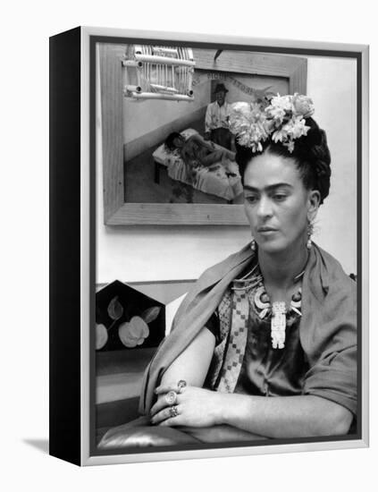 Mexican Painter Frida Kahlo (1907-1954) 1948-null-Framed Stretched Canvas