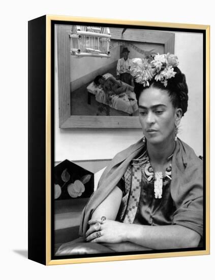 Mexican Painter Frida Kahlo (1907-1954) 1948-null-Framed Stretched Canvas