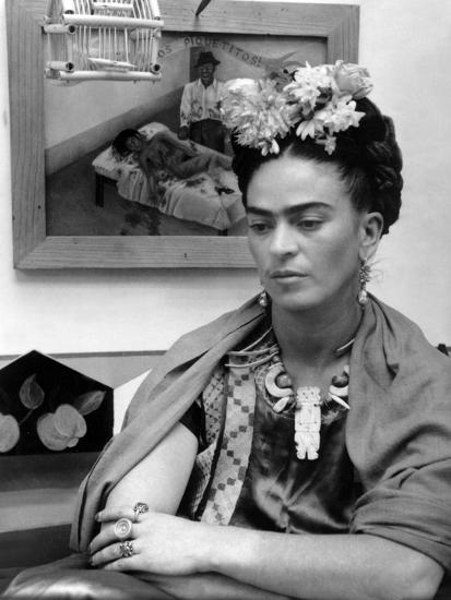 'Mexican Painter Frida Kahlo (1907-1954) 1948' Photo | Art.com