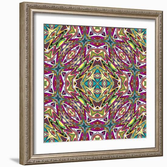 Mexican Pattern-Sangoiri-Framed Art Print