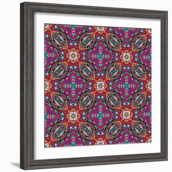 Mexican Pattern-Sangoiri-Framed Premium Giclee Print