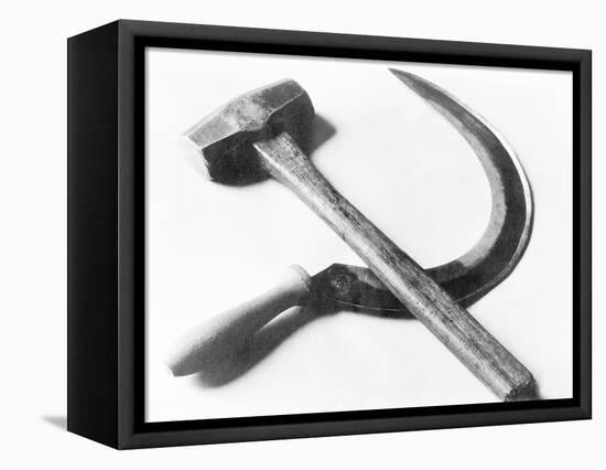 Mexican Revolution: Hammer and Sickle, Mexico City, 1927-Tina Modotti-Framed Premier Image Canvas