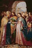 The Coronation of the Virgin with the Holy Trinity-Mexican School-Giclee Print