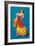 Mexican Senorita Dancing-null-Framed Art Print