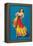 Mexican Senorita Dancing-null-Framed Stretched Canvas