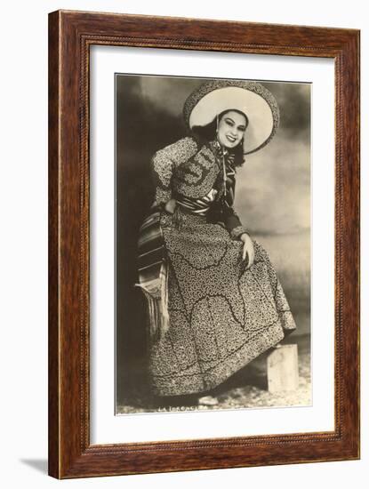 Mexican Singer-null-Framed Art Print