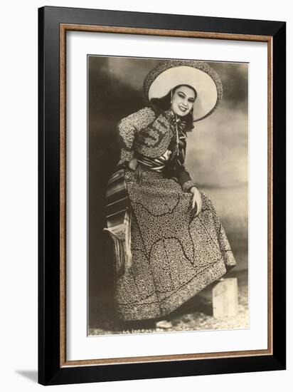 Mexican Singer-null-Framed Art Print