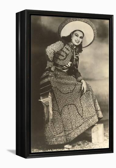 Mexican Singer-null-Framed Stretched Canvas