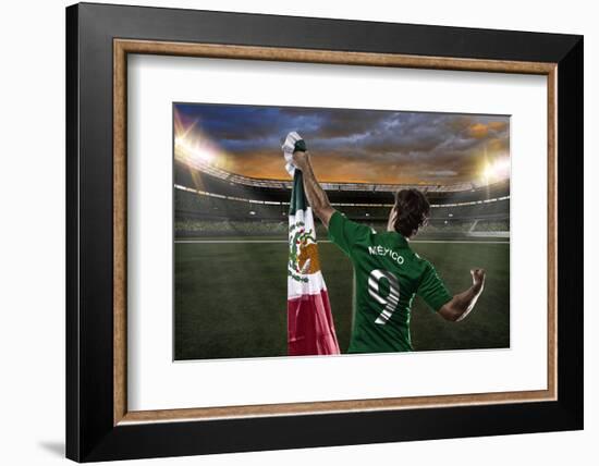 Mexican Soccer Player-Beto Chagas-Framed Photographic Print