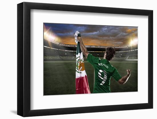 Mexican Soccer Player-Beto Chagas-Framed Photographic Print