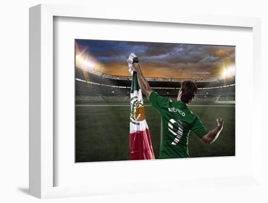 Mexican Soccer Player-Beto Chagas-Framed Photographic Print
