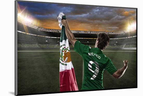 Mexican Soccer Player-Beto Chagas-Mounted Photographic Print