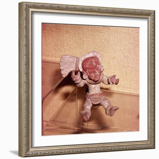 Mexican Terracotta Figurine, Huaxtec Culture, Aztec Period, c15th century-Unknown-Framed Giclee Print