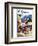 "Mexican Village Market," Country Gentleman Cover, June 1, 1938-G. Kay-Framed Giclee Print